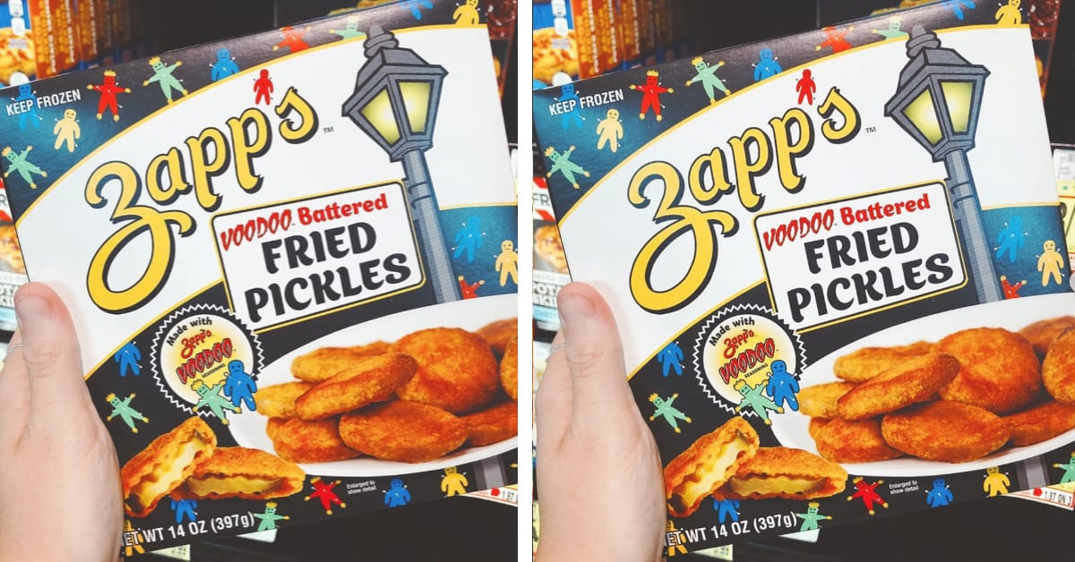 You Can Get Zapp’s Fried Pickles Covered In Voodoo Batter And I Can’t Wait To Try Some