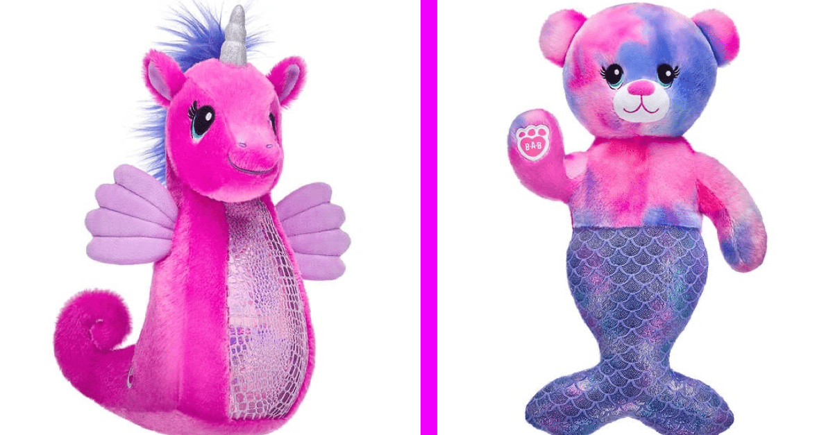 Build-A-Bear Has Two Sea-Inspired Bears And They Are Magical