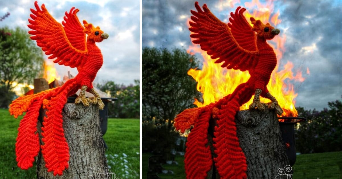 You Can Crochet Your Own Phoenix And It Is Majestic
