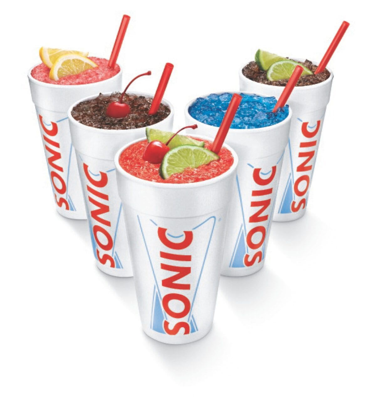 Sonic Is Releasing A Red, White & Blue Slush Float Complete with A