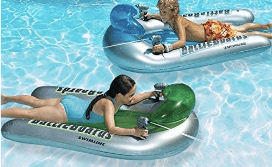These Floating Battleboards Allow Your Kids To Play Battleship In The Pool