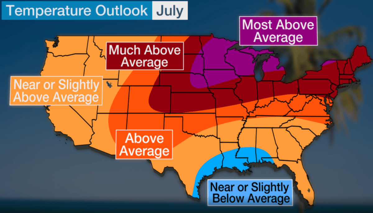 The Forecast For July Calls For Hotter Than Normal Temperatures And I’m Not Happy About It