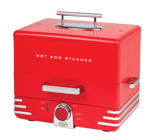You Can Get A Retro-Style Hot Dog Steamer And I Call Dibs On The Red One