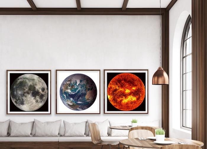 You Can Get Circular Puzzles of The Earth, Moon, and Sun and They Are Out Of This World Cool