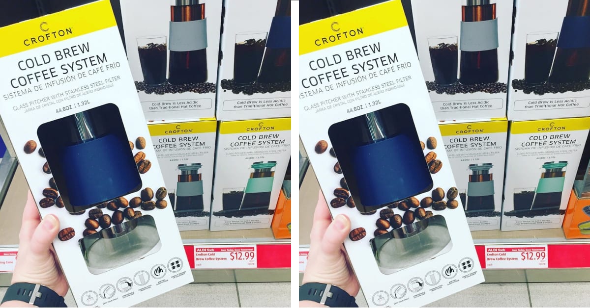 Aldi is Selling A $13 Cold Brew Coffee Maker So You Can Recreate Your Favorite Starbucks Drinks at Home