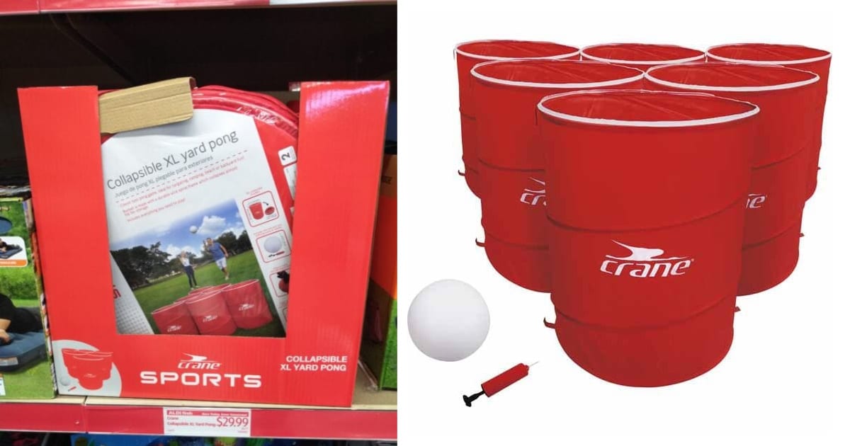Aldi Is Selling A Giant Yard Pong Set And Your Family Needs One For Summer