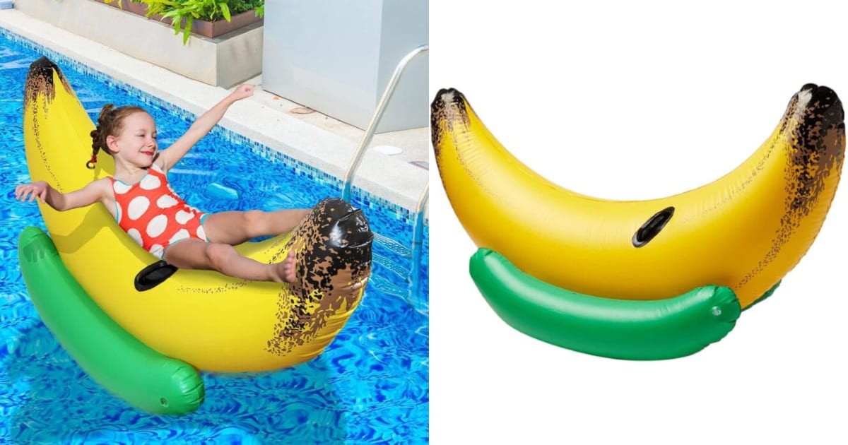 This Floating Banana Pool Float Is So A-Peeling, I Want One