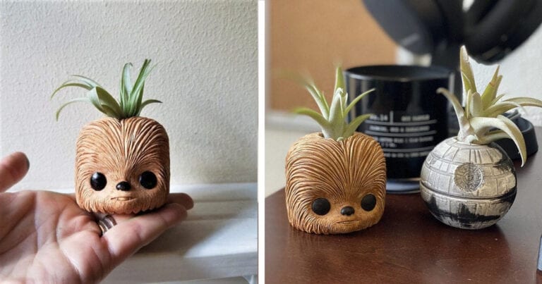 You Can Get A Chewbacca Air Plant Holder That Is Perfect For The Star Wars Fan In Your Life