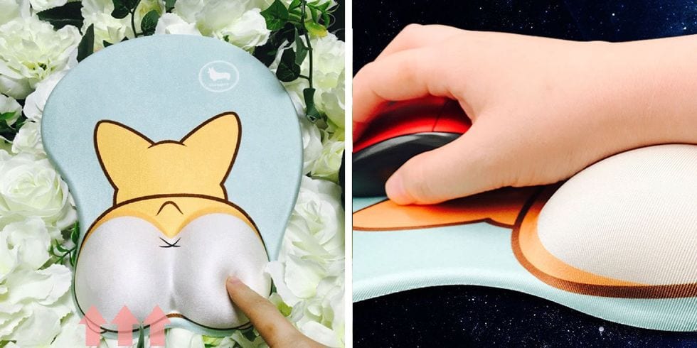 You Can Get A Mousepad With A Wrist Support That Looks Like A Corgi’s Butt