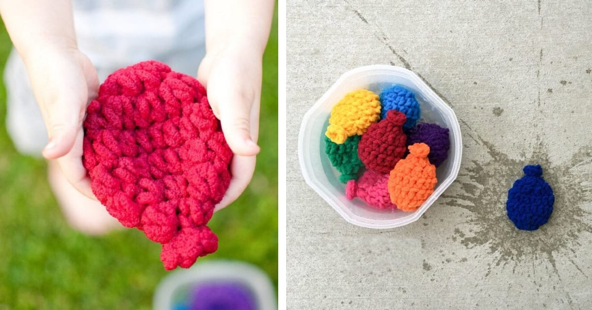 Profetie eenzaam Fantasierijk You Can Get Reusable Crochet Water Balloons and You Know Your Kids Need Them