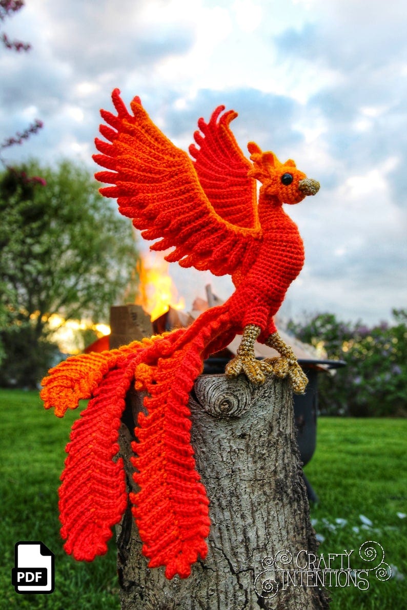 You Can Crochet Your Own Phoenix And It Is Majestic