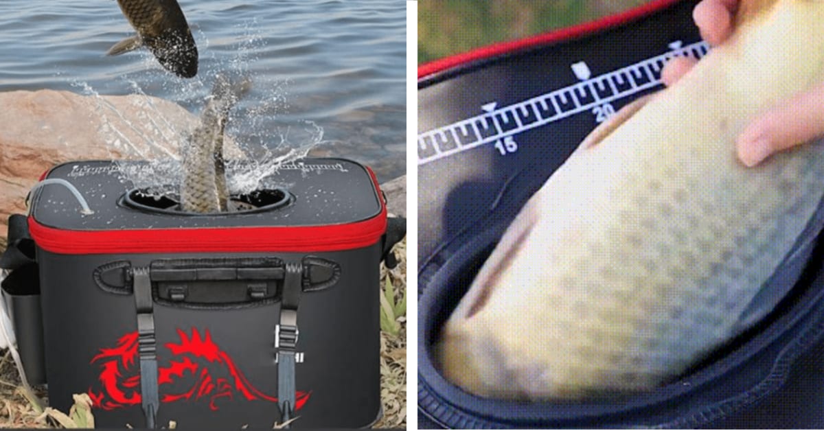 You Can Get A Fishing Bucket Complete with An Oxygen Pump For That Person Who Loves To Fish