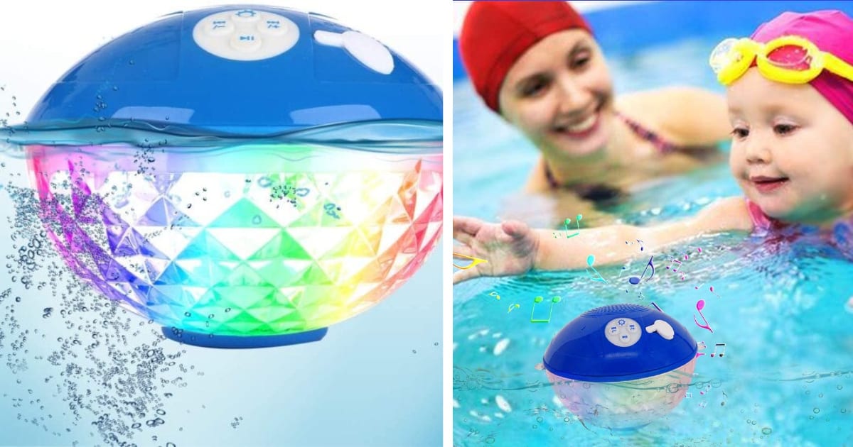 This Floating Bluetooth Speaker Allows You To Have Dance Parties In The Pool