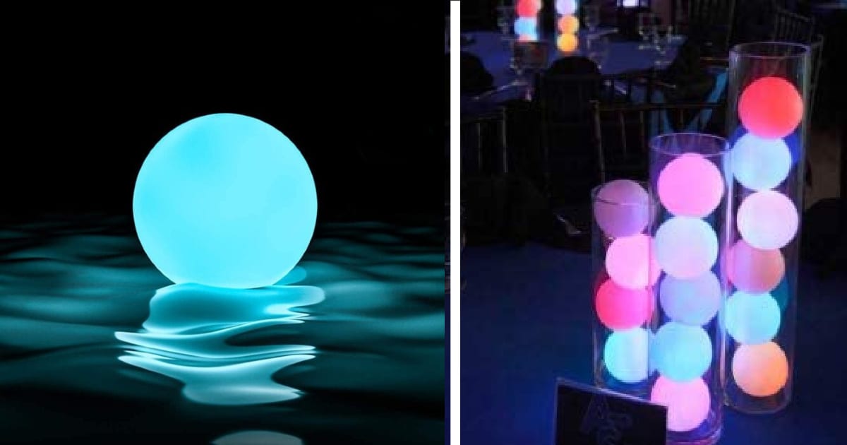 These Color Changing Floating Pool Light Balls Are The Perfect Excuse to Take Up Night Swimming
