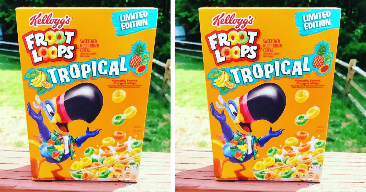 Fruit Loops Released A Tropical Flavor Cereal That Will Take You On A Tropical Vacation With Every Bite