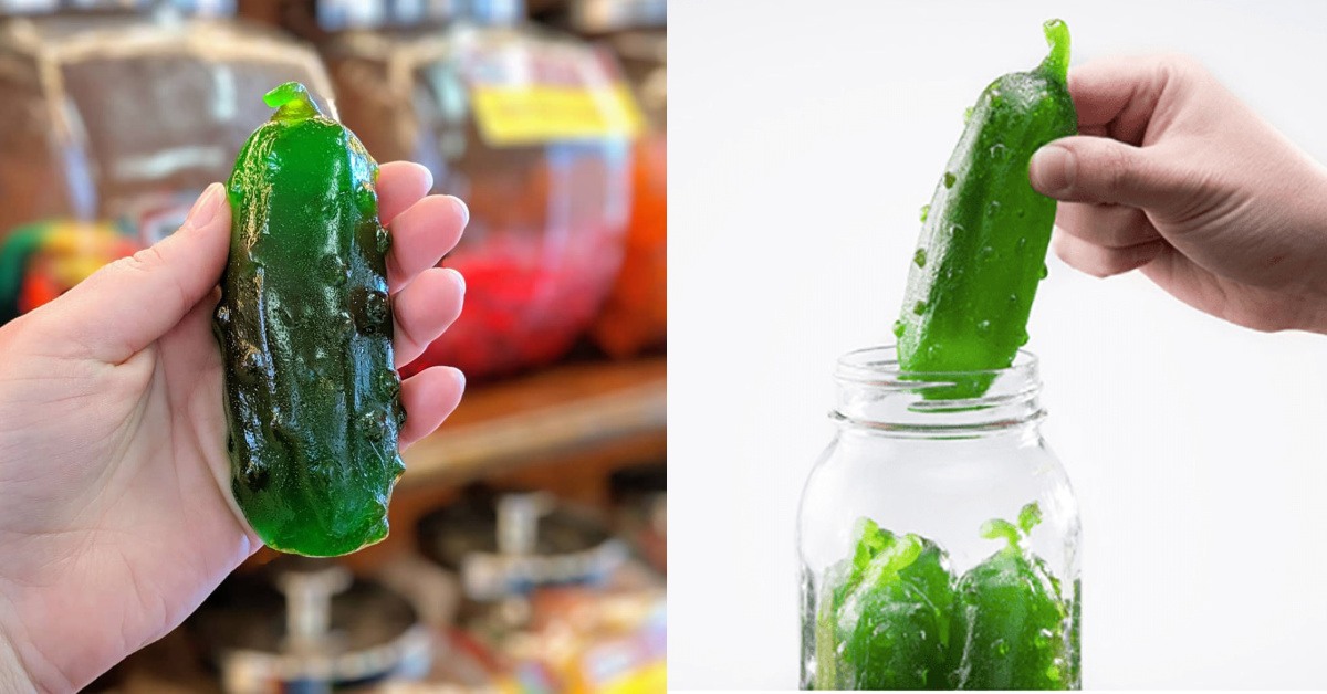 You Can Get A Giant Gummy Pickle That Looks and Tastes Like The Real Thing