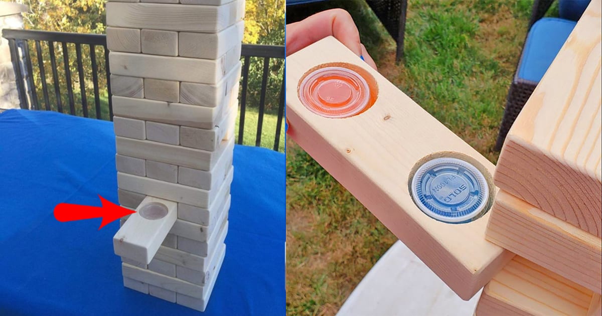 This Giant Jello Shot Filled Jenga Game Will Take Your Party To The Next Level