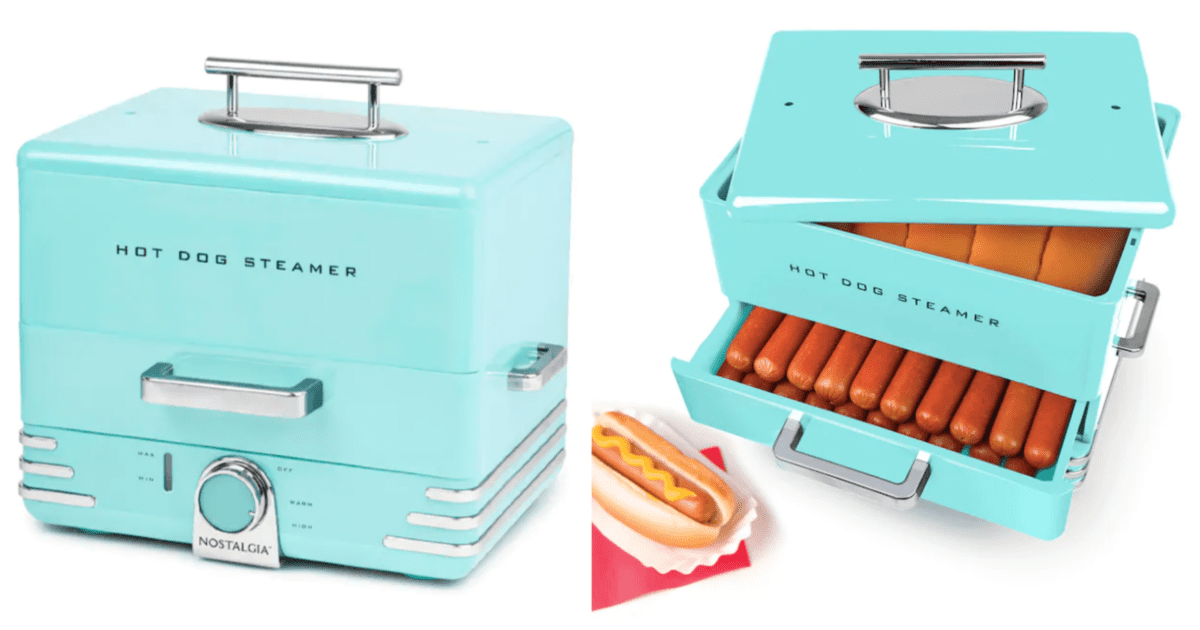 You Can Get A Retro-Style Hot Dog Steamer And I Call Dibs On The Red One