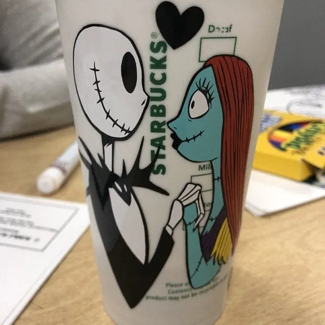 You Can Get A Nightmare Before Christmas Starbucks Cup That Is Simply