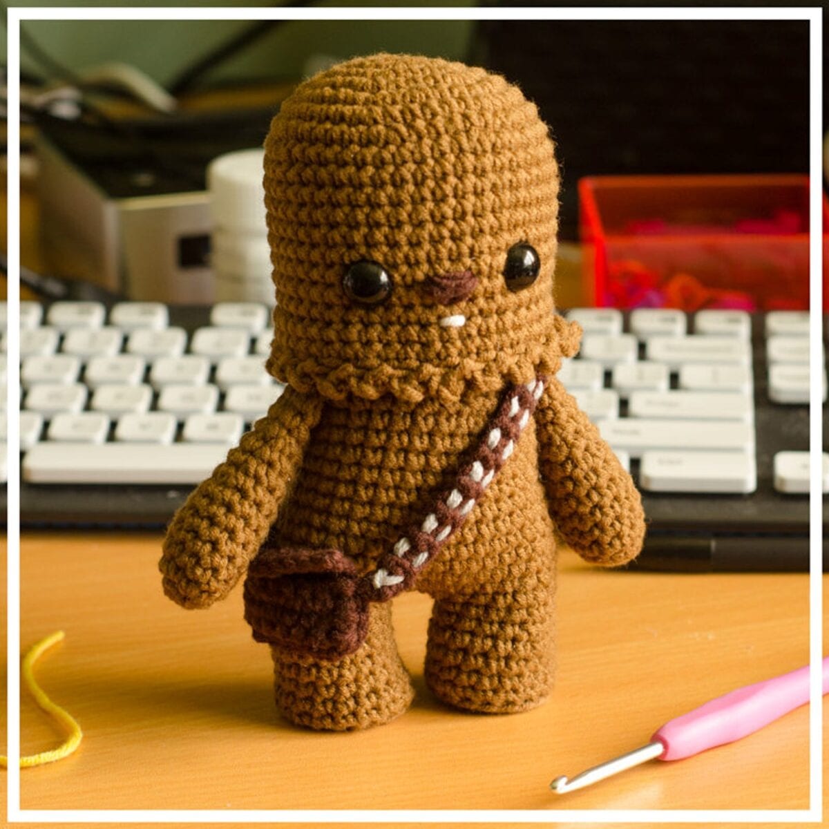 This Patterns Allows You To Make Your Own Tiny Crochet Chewbacca and I