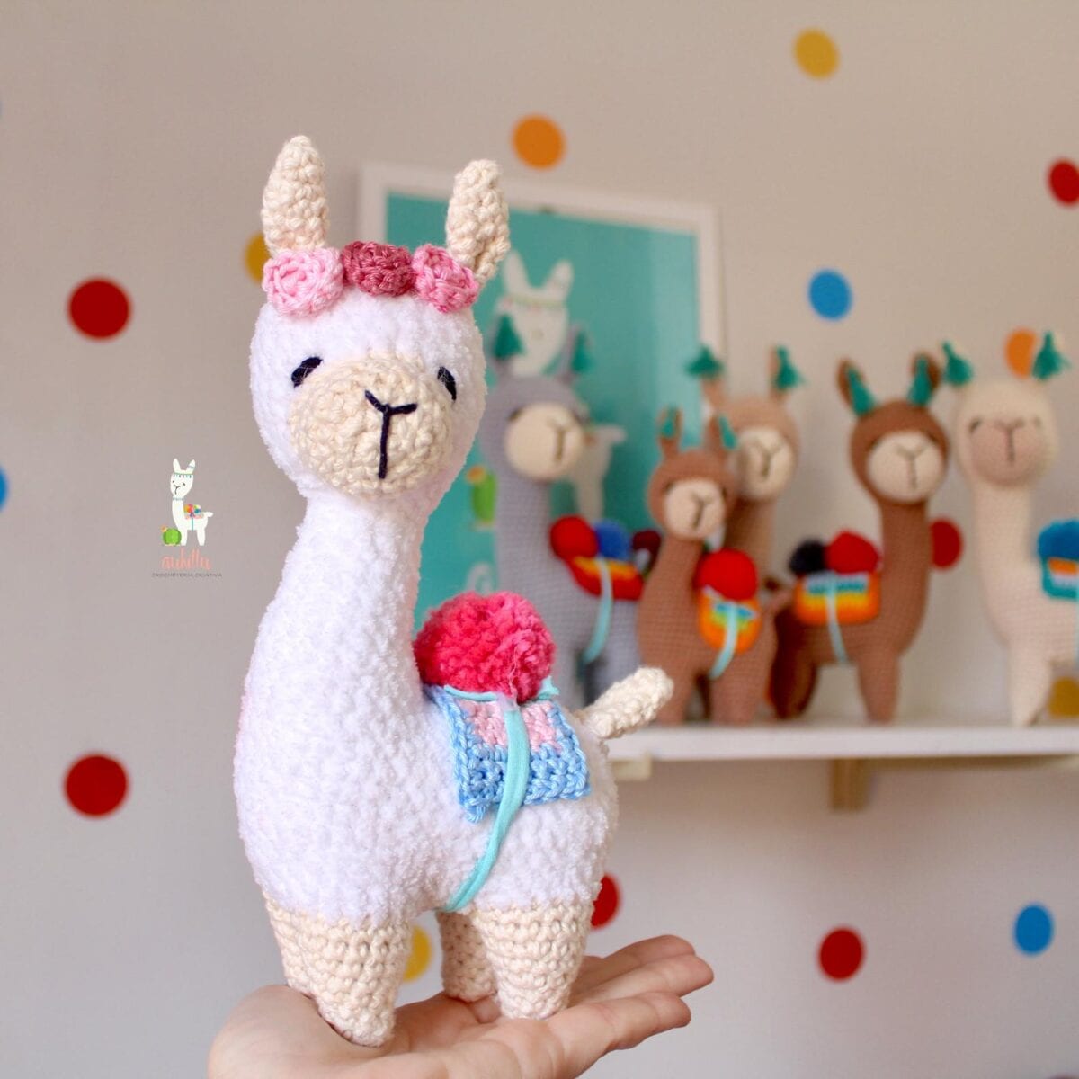 This Pattern Allows You To Make Your Own Crochet Llama and It Is Adorable