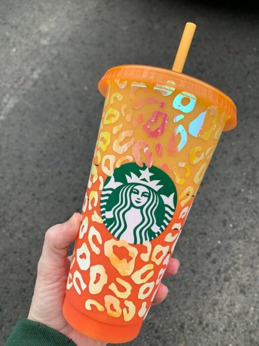 You Can Get A Cheetah Print Color Changing Starbucks Cup