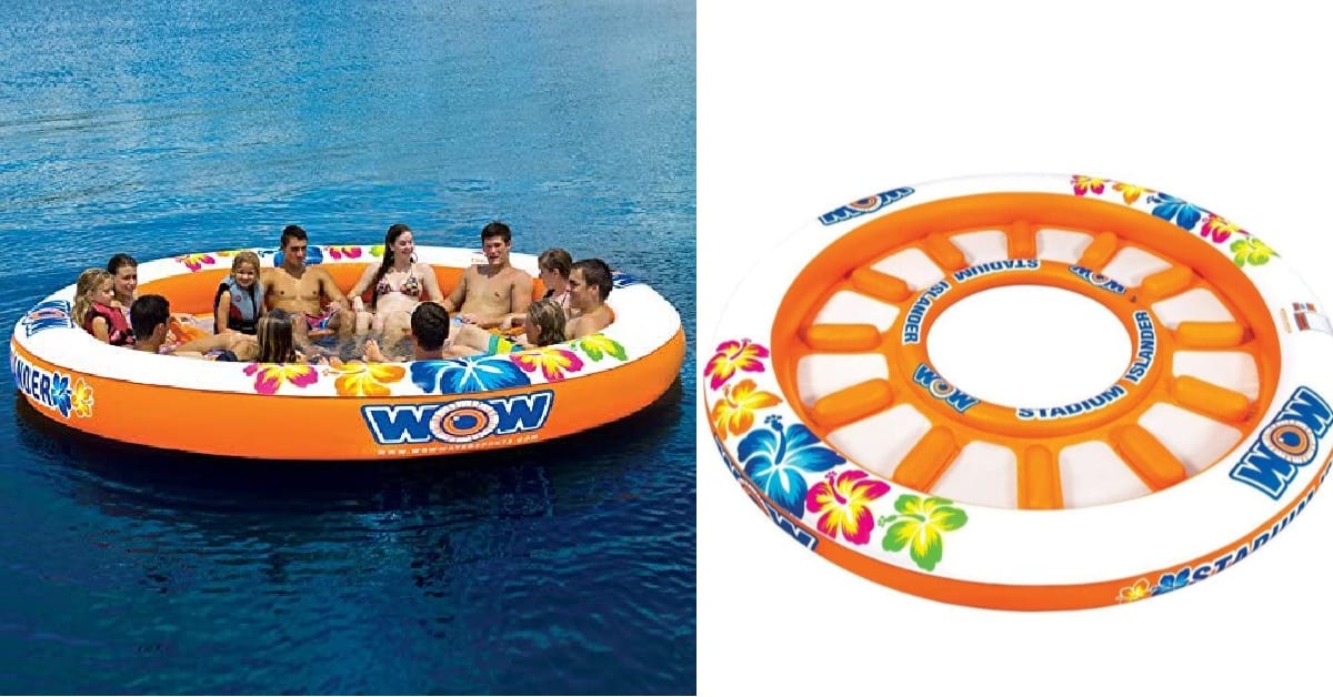 You Can Get An Inflatable Island That Is Large Enough To Hold 12 People And I Want It
