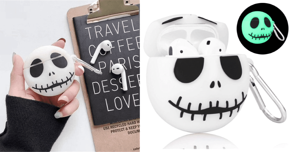 Amazon Is Selling A $10 Jack Skellington Airpod Case That Glows In The Dark