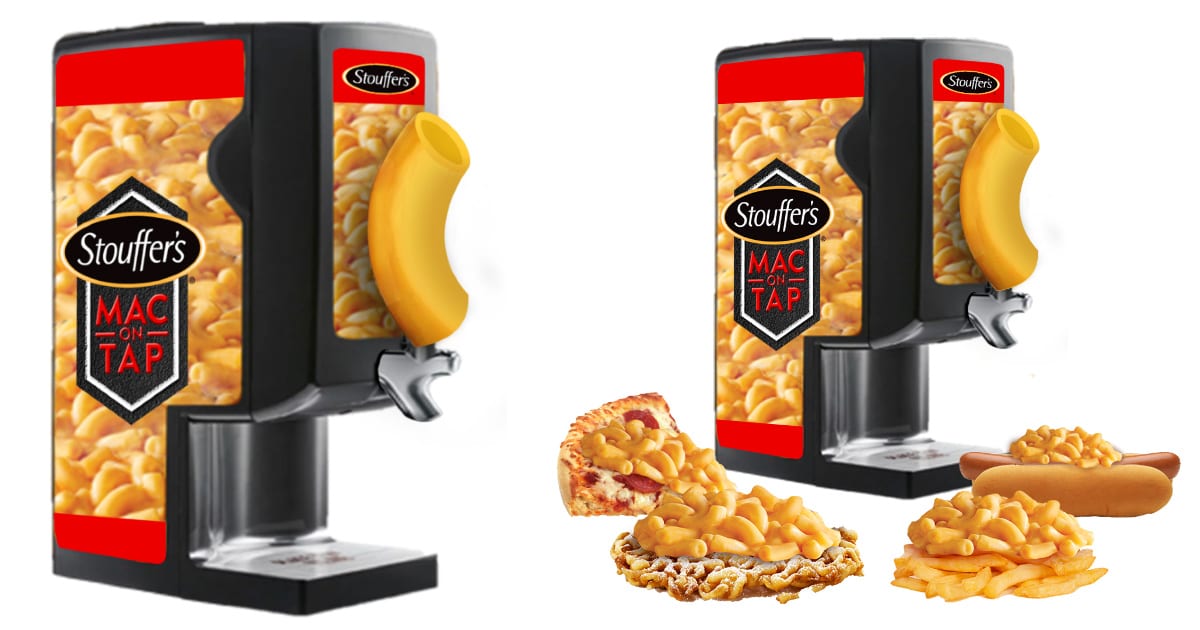 This ‘Mac on Tap’ Machine Allows You To Put Mac and Cheese On Everything and Now My Life Is Complete