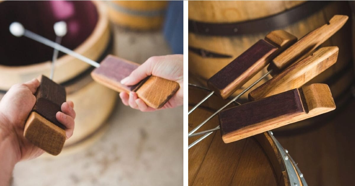 You Can Get Handmade Marshmallow Roasting Sticks Made Out Of Repurposed Wine Barrels
