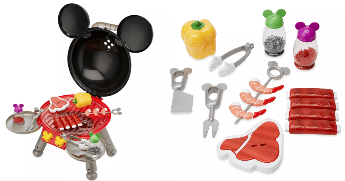You Can Get A Mickey Mouse Barbecue Grill Play Set For The Kid Who Likes To Play Chef