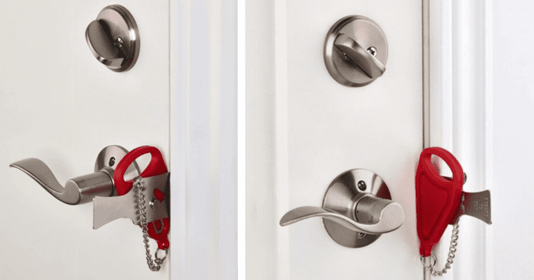 This Portable Door Lock Is A Genius Way to Secure Your Doors and Everyone Should Have One