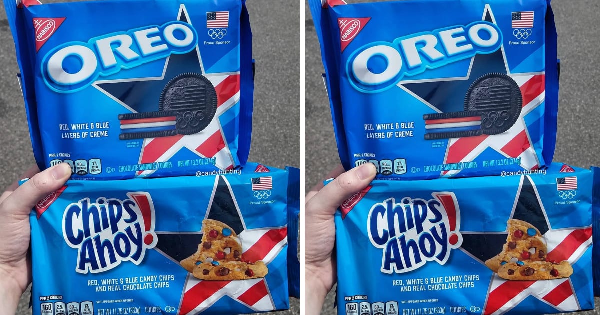Red, White and Blue Oreos and Chips Ahoy Cookies Are Out Just In Time For The Fourth Of July