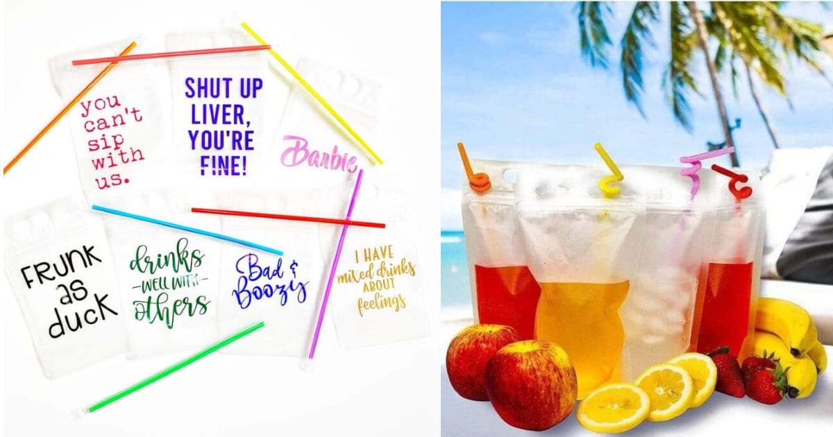 Move Over Capri Sun, Reusable Adult Drink Pouches Are Here To Take Sippin’ To The Next Level