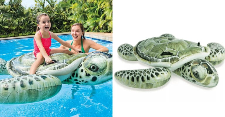 You Can Get A Giant Inflatable Sea Turtle Pool Float and Now I Am Ready For Summer