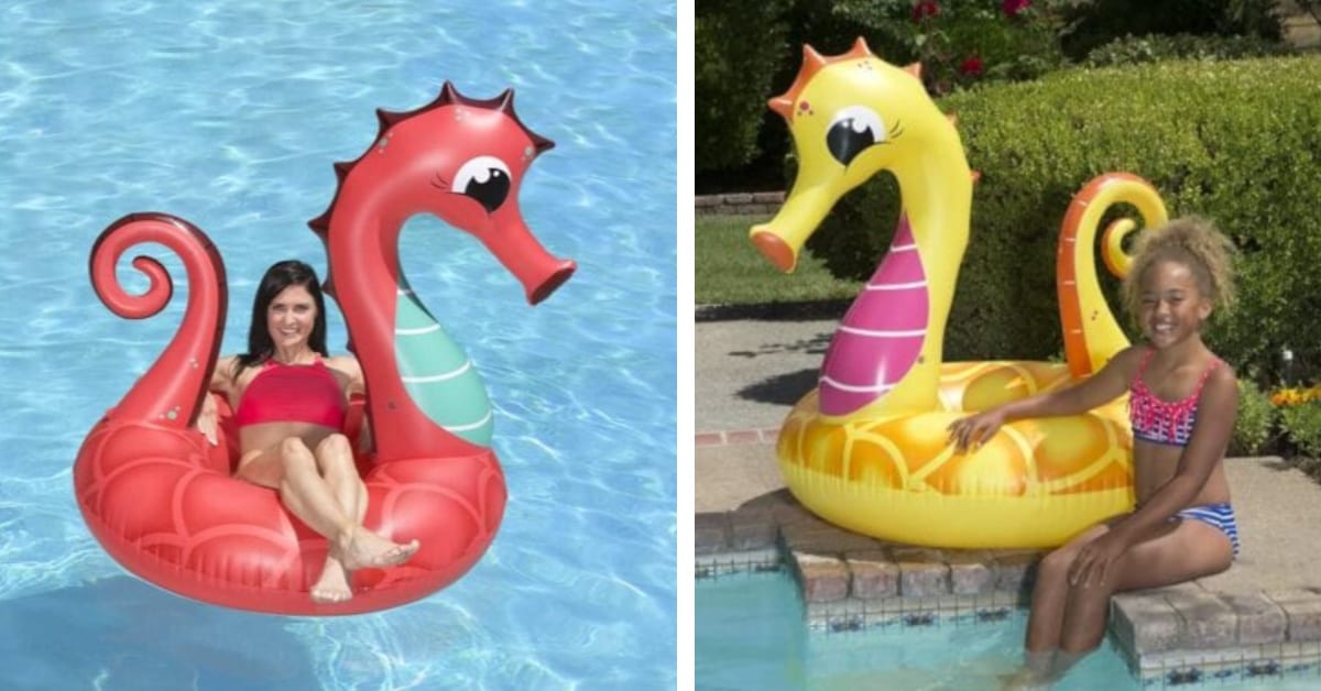 You Can Get A Giant Seahorse Pool Float and I’m In Love