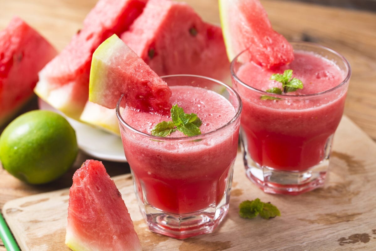 4-Ingredient Watermelon Slushies
