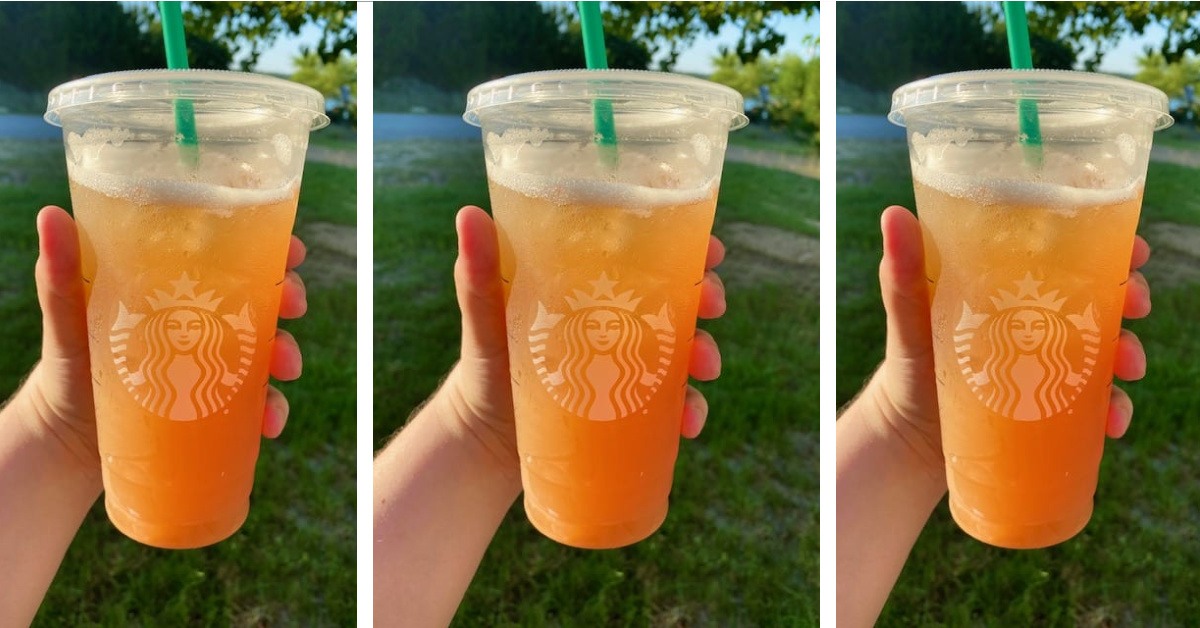 Here’s How To Get A Skinny Orange Drink At Starbucks That Tastes Just Like A Gummy Peach Ring