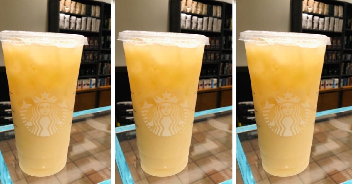 You Can Get A Skinny Yellow Drink Off The Starbucks Secret Menu That Will Send You Into a Tropical Bliss