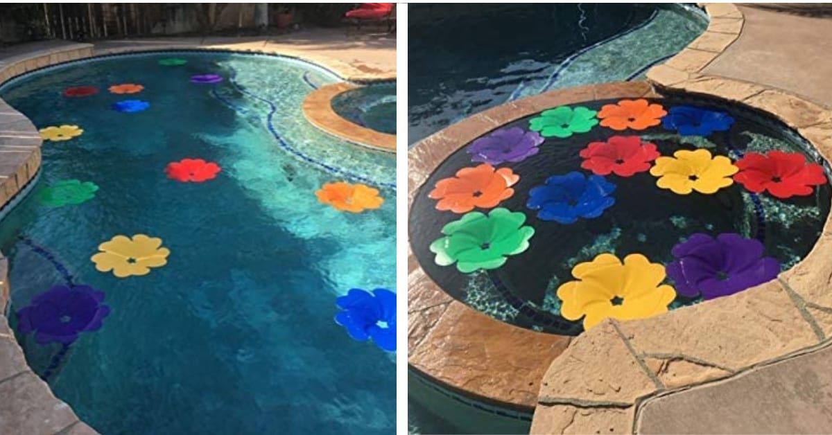 These Solar Panel Flowers Heat Up Your Pool By Absorbing Sunlight So Your Pool Is Always Warm