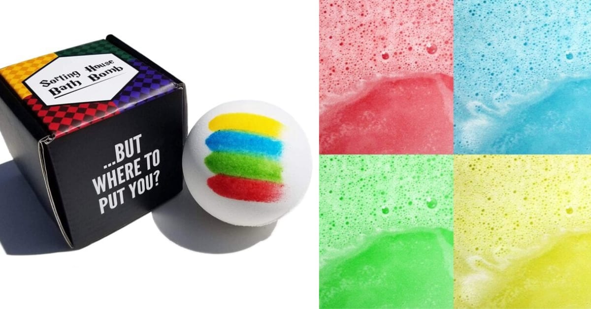 This Harry Potter Sorting House Bath Bomb Will Reveal Which Hogwarts House You Belong To