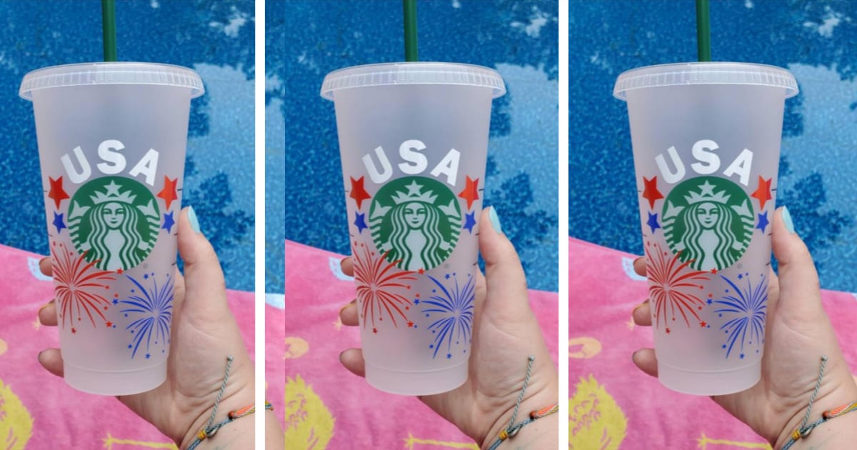 You Can Get A Personalized Patriotic Starbucks Cup Just In Time For The Fourth Of July