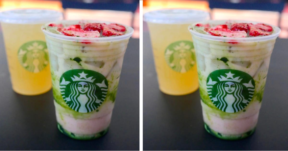 Here’s How To Order A Strawberry Matcha Drink Off The Starbucks Secret Menu