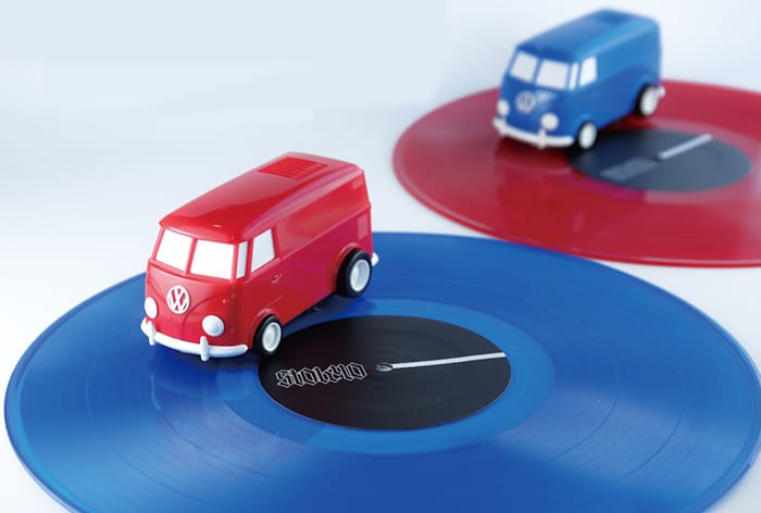 You Can Get A Volkswagen Bus Record Player That Plays Music As It Drives Around Your Vinyls