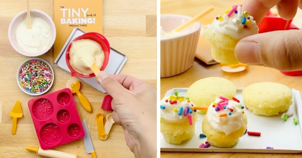 This Tiny Baking Kit Allows You To Make Tiny Foods Right In Your