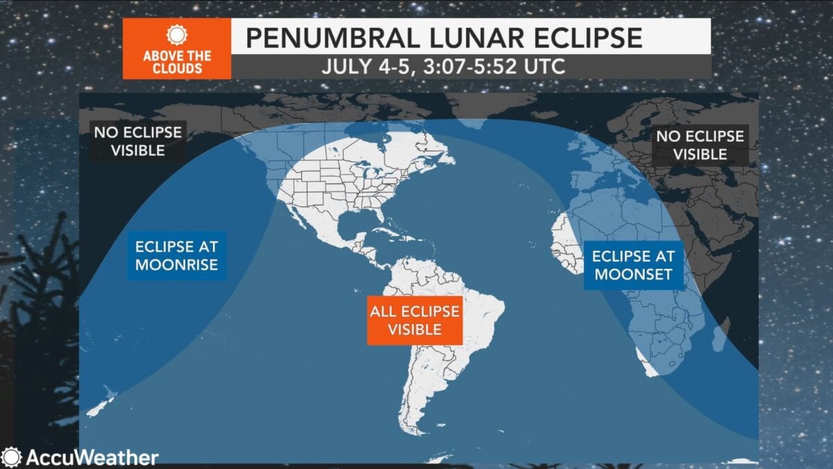 On July 4th There Will Be a Lunar Eclipse, Here is Where and When You Can See It