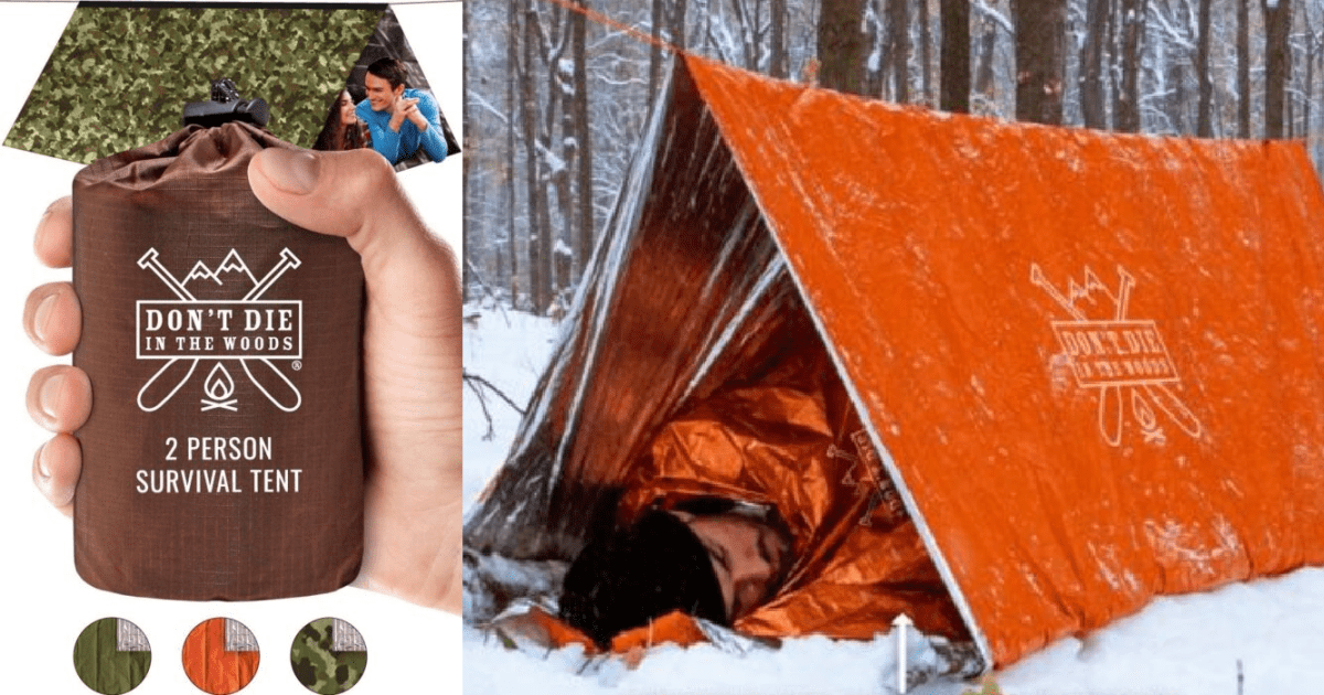 You Can Get A 2-Person Survival Tent That Fits Into Your Pocket
