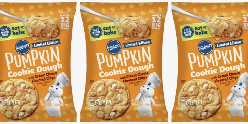 Pillsbury Is Releasing Pumpkin Cream Cheese Cookie Dough That You Can Safely Eat Raw