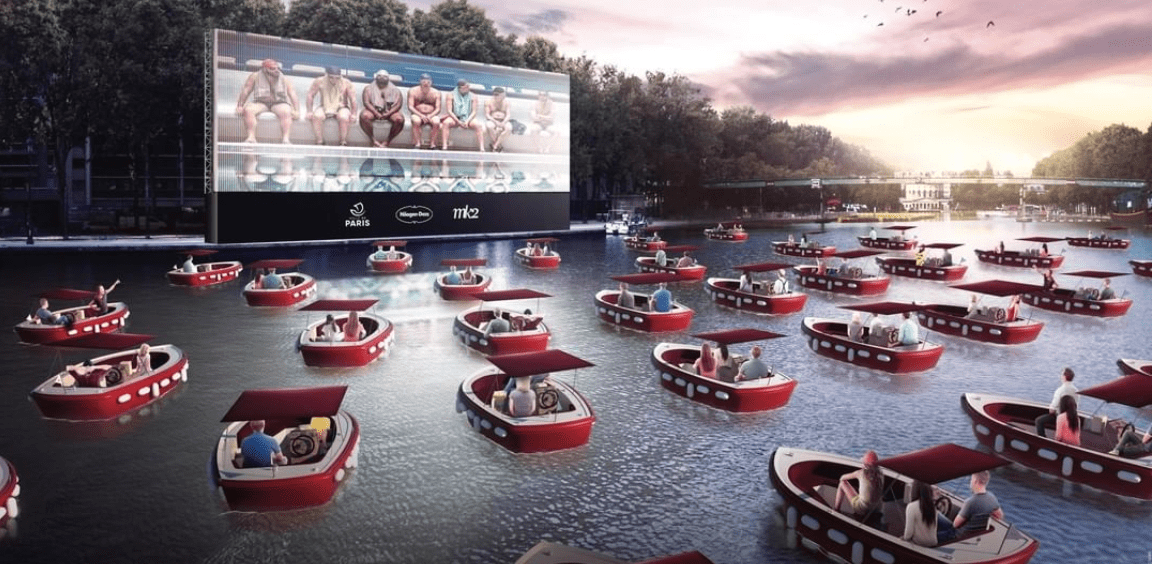 Paris Is Opening A Movie Theater Where You Can Watch In A Boat While Floating On The Water