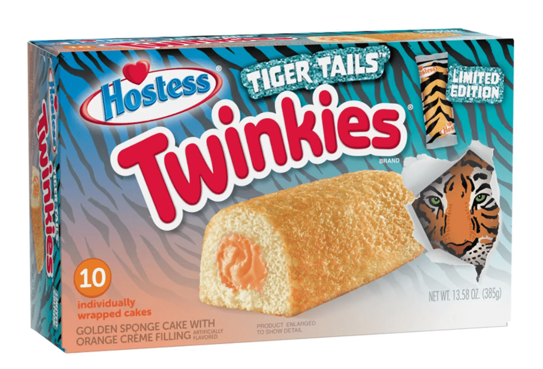 Twinkies Released Tiger Tails Twinkies That Are Filled With Orange Creme